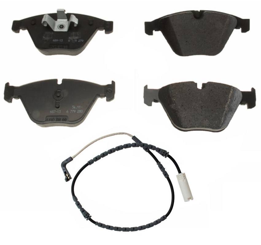 BMW Disc Brake Pad Set - Front (w/ Sensor)